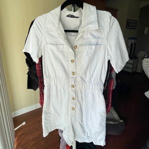 Zara Denim Romper
